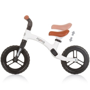 Bicicleta fara pedale Chipolino Zig Zag black white - Img 3