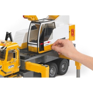 Bruder Camion Mack Granite Liebherr Cu Macara - Img 4