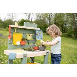 Bucatarie Smoby Mud Kitchen cu 15 accesorii - Img 5