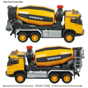 Camion betoniera Majorette Volvo Cement Mixer - Img 3