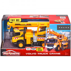 Camion cu macara Majorette Volvo Truck Crane cu lumini si sunete - Img 12