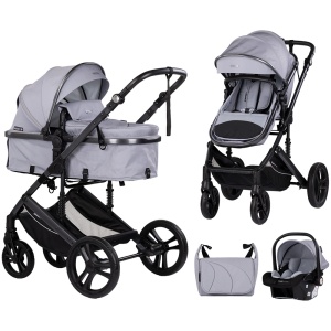 Carucior Chipolino Amore 3 in 1 platinum