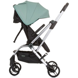 Carucior Chipolino Twister pastel green cu sezut rotativ - Img 4