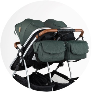 Carucior gemeni Chipolino Duo Smart 3 in 1 basil - Img 15