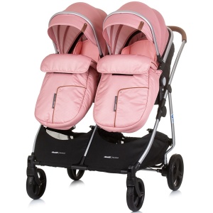 Carucior gemeni Chipolino Duo Smart 3 in 1 flamingo - Img 8