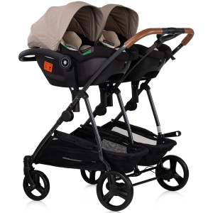 Carucior gemeni Chipolino Duo Smart 3 in 1 tiramisu - Img 11