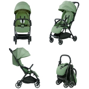 Carucior Leclerc Magic Fold Plus 2 in 1 Green - Img 2