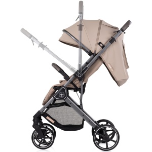 Carucior sport Chipolino Omnia cu maner reversibil latte - Img 5