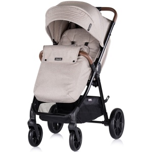 Carucior sport Chipolino Ultera cu husa picioare tiramisu - Img 2