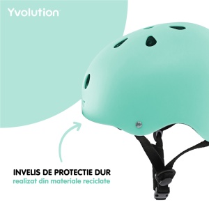Casca protectie Yvolution 44-52 cm Green - Img 2