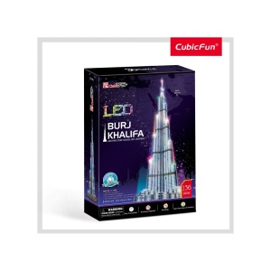 Cubic Fun - Puzzle 3D Led Burj Khalifa 136 Piese - Img 2