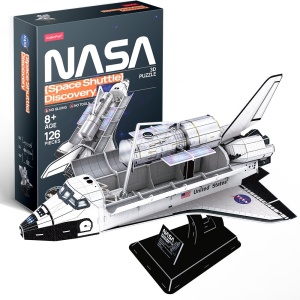 Cubic Fun - Puzzle 3D Nasa - Naveta Spatiala Discovery 126 Piese - Img 2