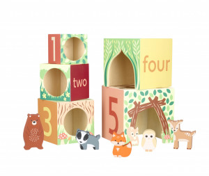 Cuburi de stivuit, Orange Tree Toys - Img 1