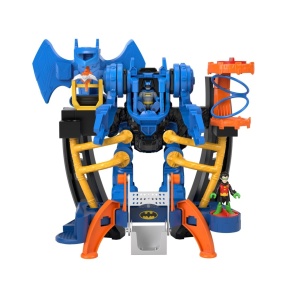 FISHER PRICE IMAGINEXT DC SUPER FRIENDS ROBOT BATMAN SI CENTRU DE COMANDA - Img 4