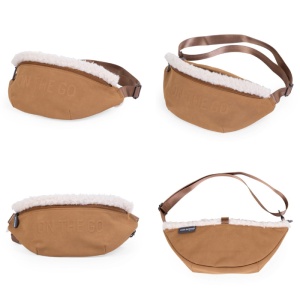 Geanta Childhome Banana On The Go aspect piele intoarsa Bej - Img 2