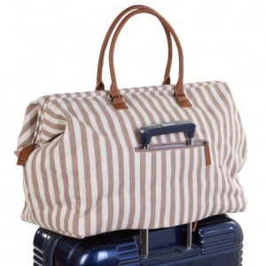 Geanta de infasat Childhome Mommy Bag Nude Alb - Img 4