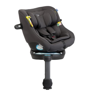 Graco - Scaun auto Turn2Me 360° DLX Iron, 40-105 cm, certificata R129 si testat ADAC - Img 8