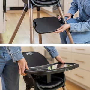 Graco - Scaun de masa 3 in 1 Presti, Charcoal - Img 3