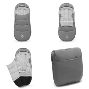 Husa de picioare universala carucior Bugaboo Midnight Black - Img 2