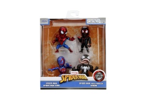 JADA MARVEL SPIDER MAN SET 4 FIGURINE METALICE 6.5CM - Img 8