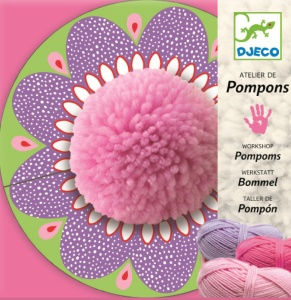 Joc creativ de confectionat pom - poane Djeco - Img 1