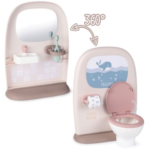 Jucarie Smoby Baby Nurse toaleta crem cu accesorii - Img 2