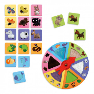 Jucarii Montessori Tactilo loto Djeco
