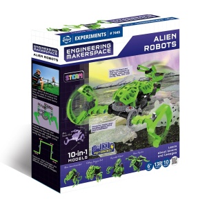 Kit STEM Construieste roboti extraterestrii, Genius Toy