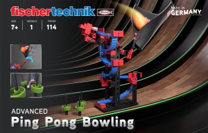 Kit STEM Construieste si joaca Ping pong bowling, Fischertechnik - Img 2