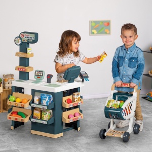 Magazin pentru copii Smoby Super Market cu 42 accesorii - Img 4