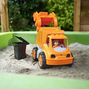 Masina de gunoi Big Power Worker Garbage Truck cu figurina - Img 3