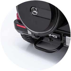 Masinuta electrica Chipolino SUV Mercedes G63 AMG cu scaun din piele si roti EVA black - Img 13