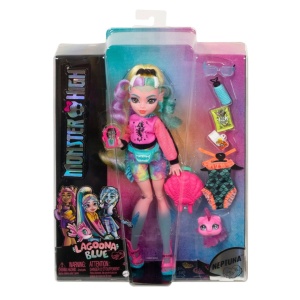 MONSTER HIGH PAPUSA LAGOONA BLUE CU ANIMALUT SI ACCESORII - Img 1