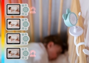 Neno Bambino – monitor electronic pentru bebeluși cu receptor wireless - Img 2