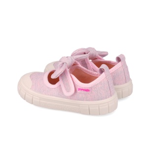 Pantofiori canvas pentru copii Garvalin 252380, rosa