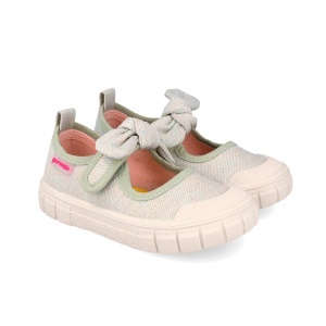 Pantofiori canvas pentru copii Garvalin 252380, verde