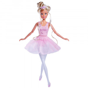 Papusa Simba Steffi Love Dancing Ballerinas 29 cm cu figurina - Img 2