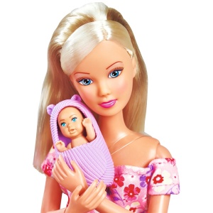 Papusa Simba Steffi Love Hello Baby 29 cm cu accesorii - Img 5