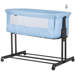 Patut co-sleeper si tarc Chipolino Zen sky blue - Img 5