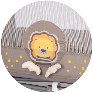 Patut pliabil Chipolino Capri Lion beige - Img 4