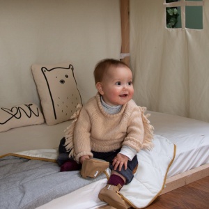 Perna decorativa Childhome 25x28cm, Urs - Img 4