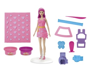 PLAY DOH BARBIE SET PLASTELINA INIMIOARE SI PAR - Img 3