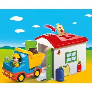Playmobil - 1.2.3 Casuta Cu Forme Si Basculanta