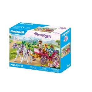 Playmobil - Plimbarea cuplului regal cu caleasca Playmobil - Img 3