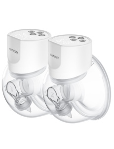 Pompa de san Momcozy Hands-free dubla S12 Pro White