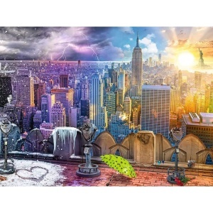 Puzzle 4 Anotimpuri New York, 1500 Piese