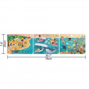 Puzzle pentru copii Prietenii Oceanului (3 in 1) si joc storytelling - Img 3