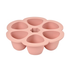 Recipient ermetic silicon multiportii 6x90 ml Beaba Old Pink - Img 3