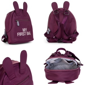 Rucsac pentru copii Childhome My First Bag Visiniu - Img 3