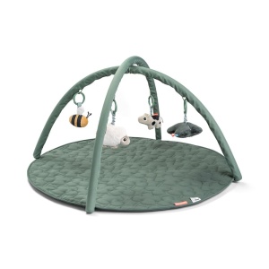 Salteluta de joaca cu activitati Done by Deer Tiny Farm Green